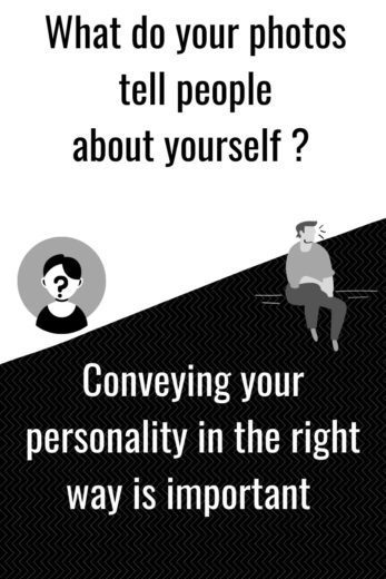 Infographic about the importance of conveying personality