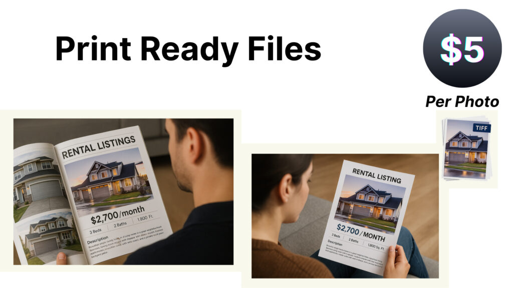 Print Ready Files | Images For Printed Listings