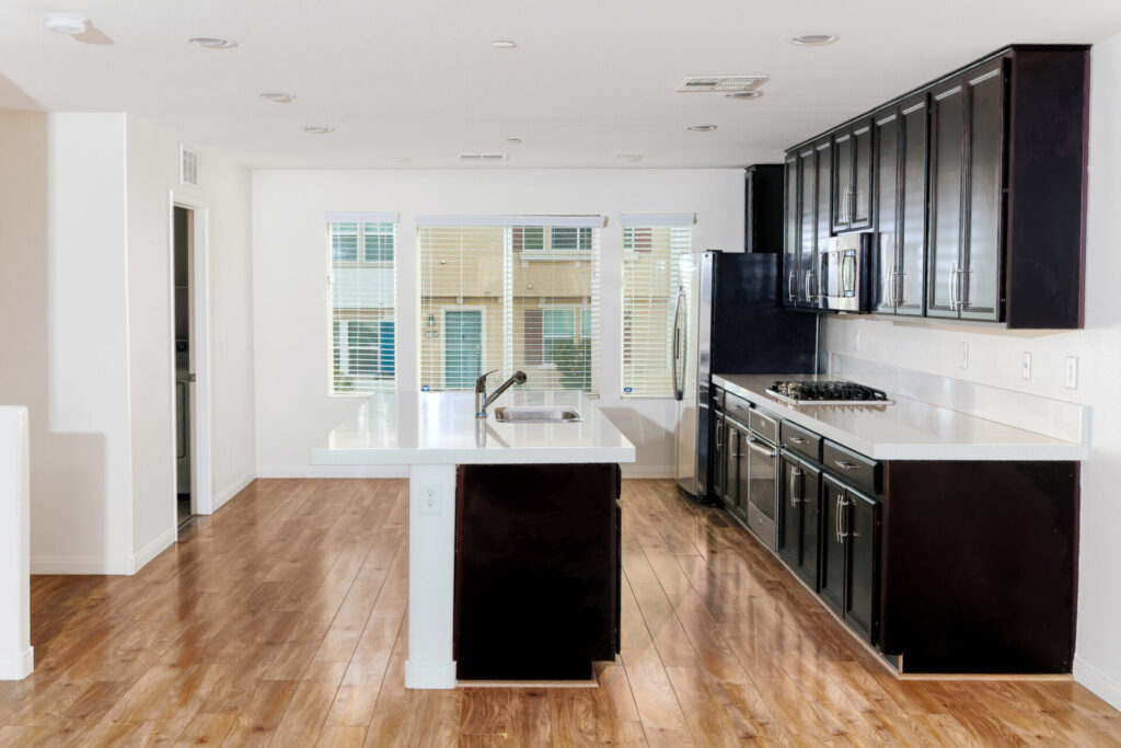Condo Kitchen With Island | Rental Listing Photo