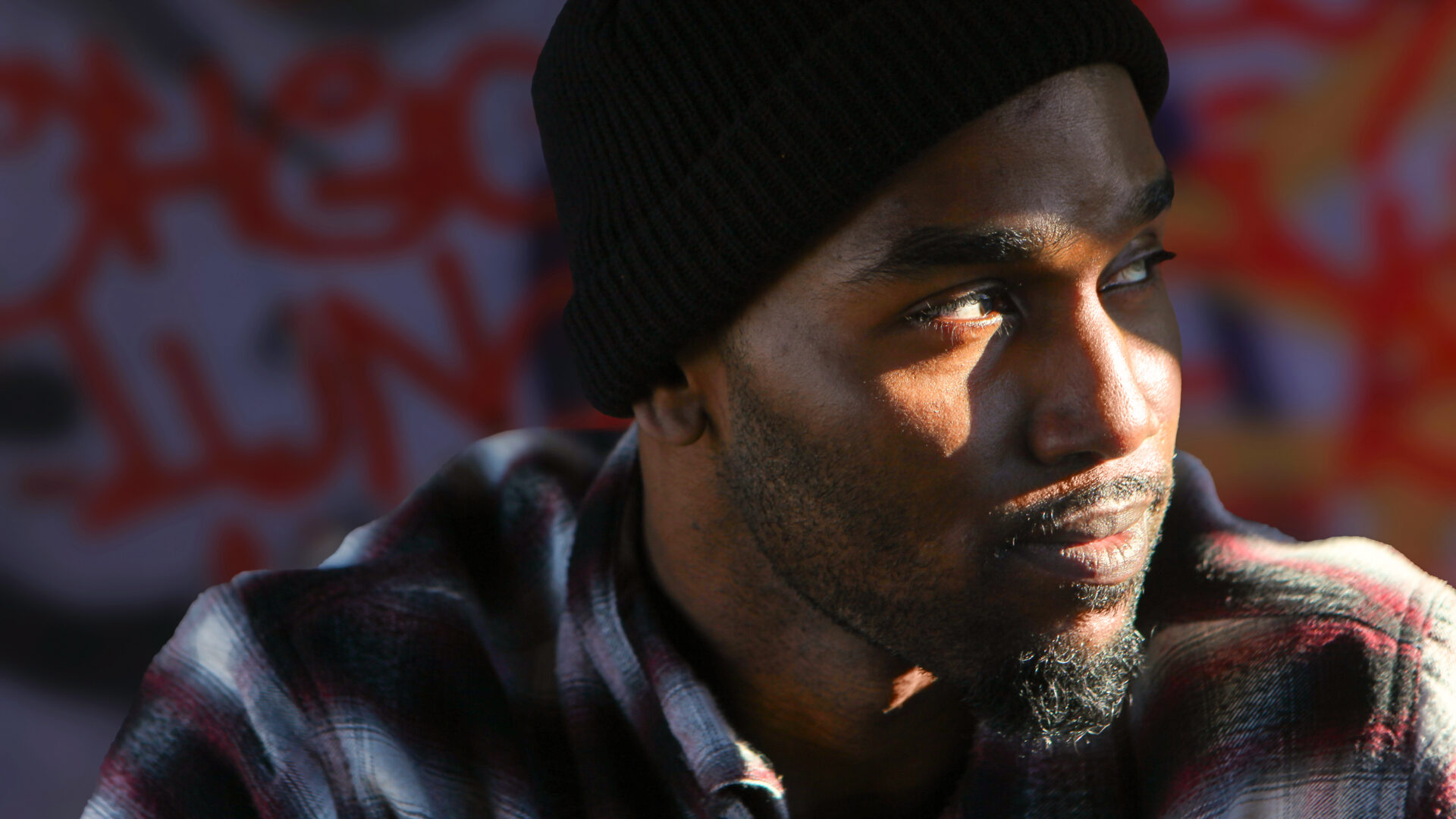 Moody Portrait of a Man in Natural Side Lighting