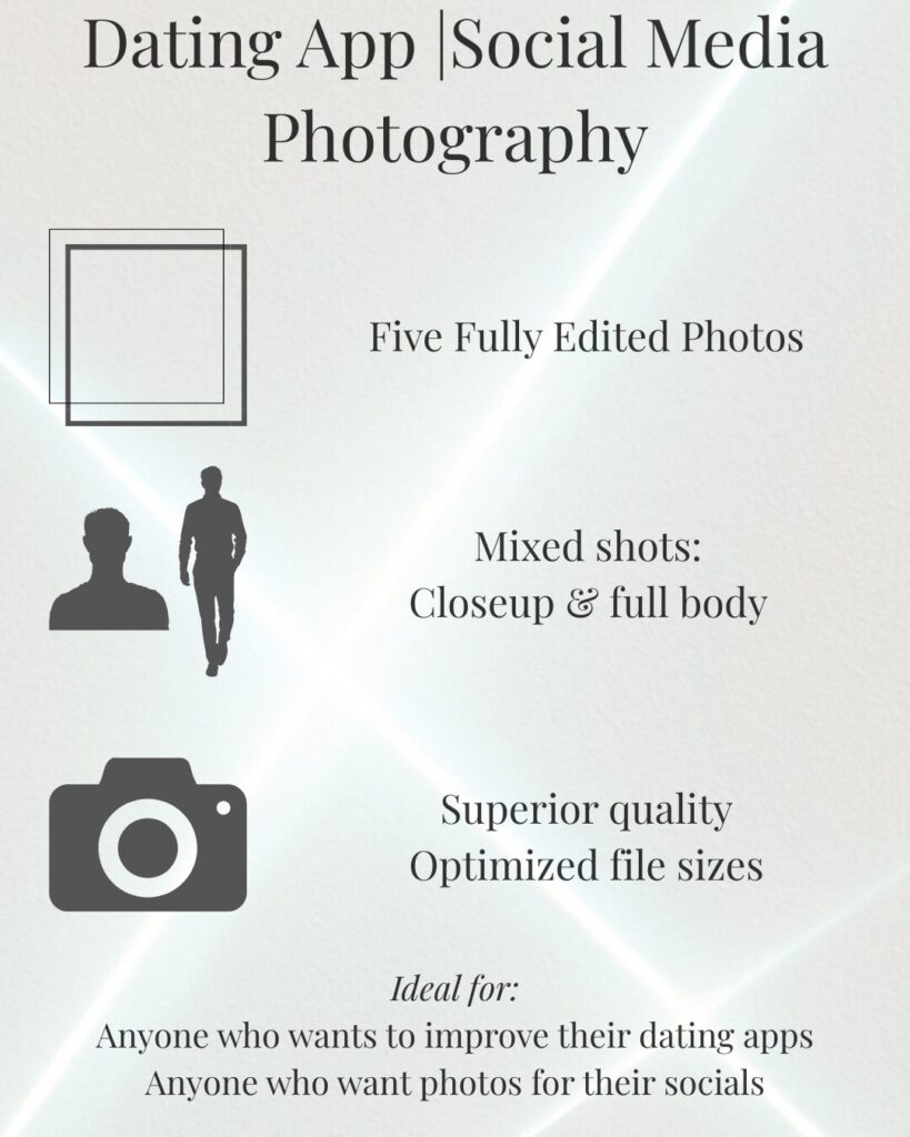 Dating And Social Media Photo Package Description