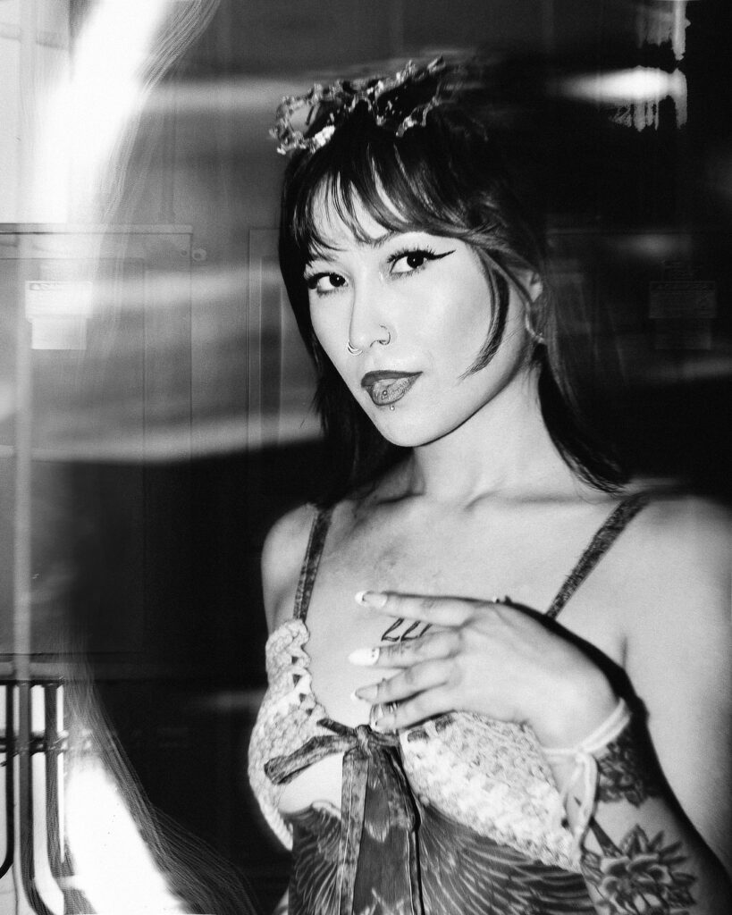 Black & White Artistic Portrait in Las Vegas